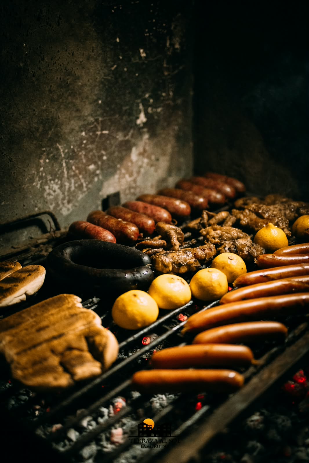 Asado en el complejo