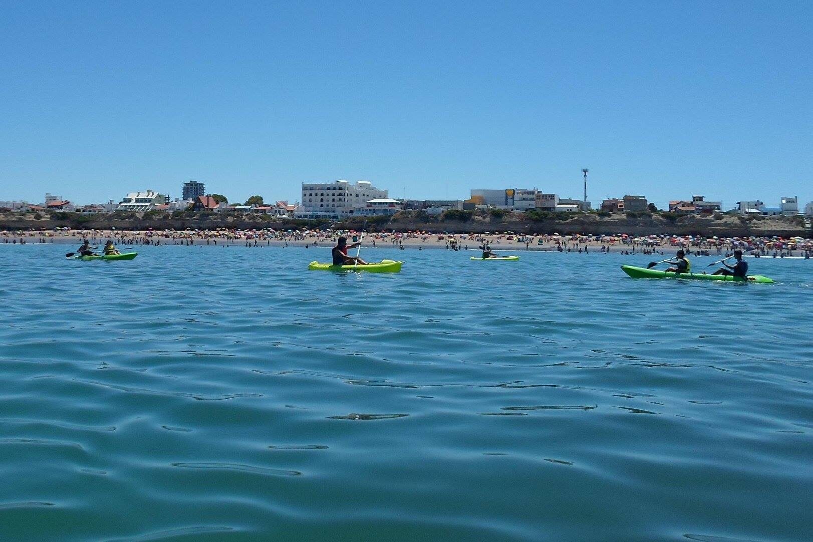 Kayaks en el golfo